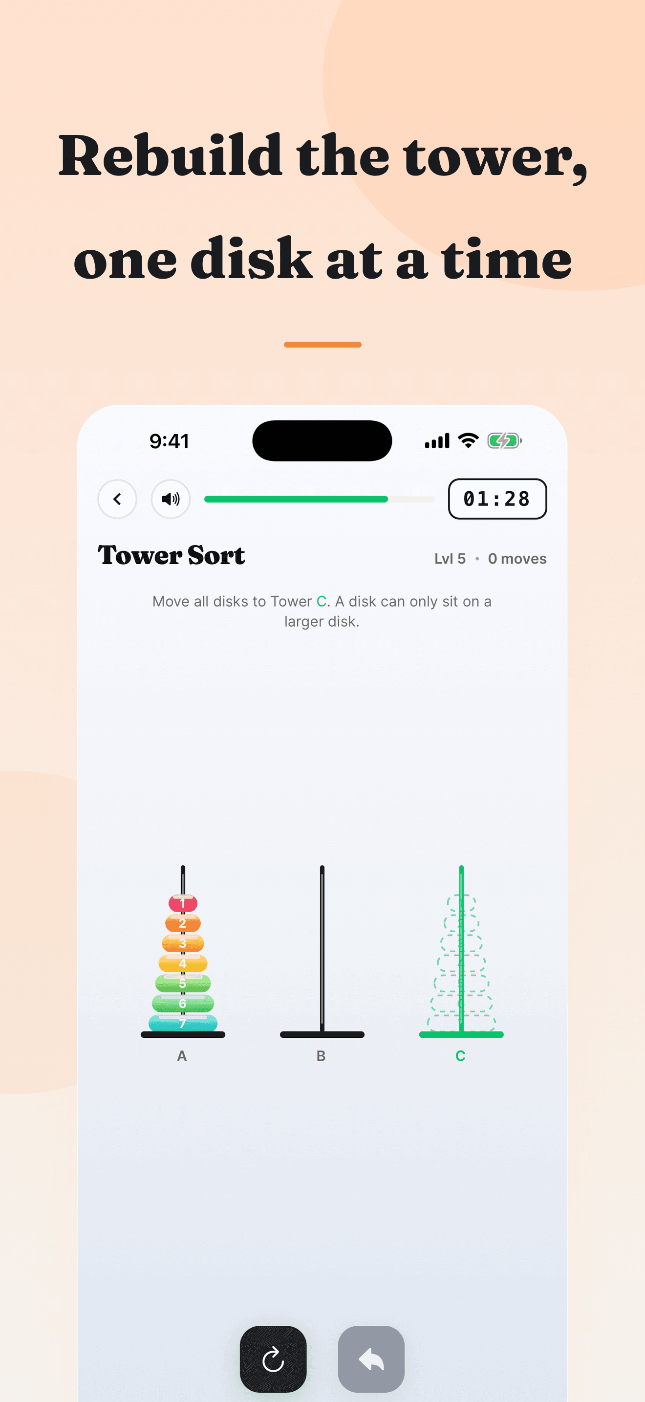 Tower Sort screenshot